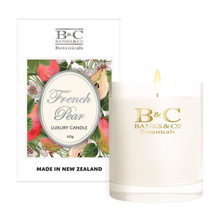 French Pear Luxury Candle Boxed