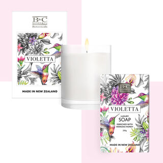 Violetta Soap and Candle Gift Bundle