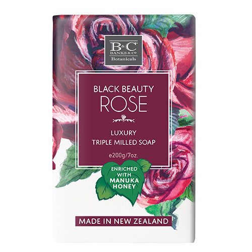 Black Beauty Rose Luxury Soap