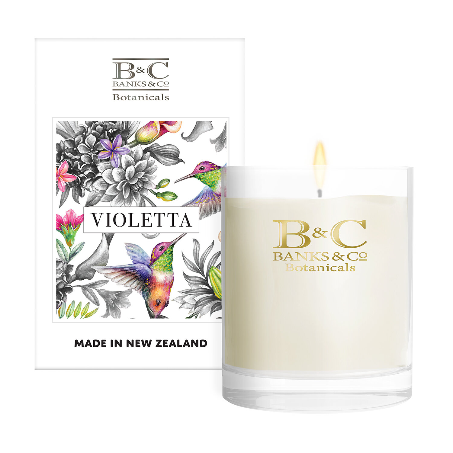 Violetta Luxury Candle Boxed