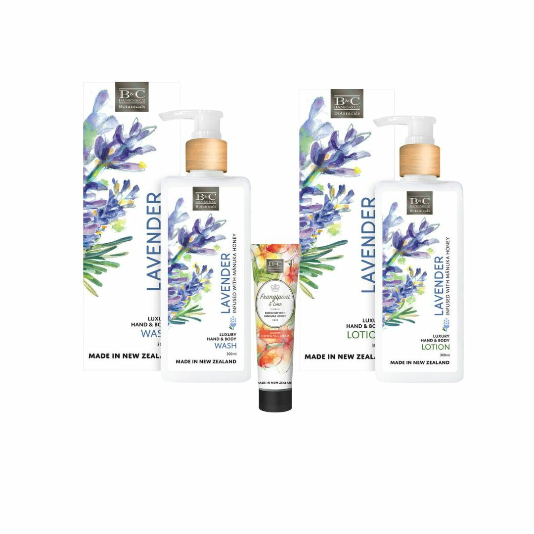 Lavender Lotion and Wash Mother's Day Set with FREE Hand & Nail Cream