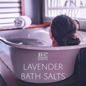 Soak away winter blues with our calming, stress-relieving Lavender Bath Salts. A luxurious bath soak suitable for all skin types. Blended with pure Epsom salt crystals to help soften and soothe skin. Fragrant calming notes from Lavender essential oil to help ease tension and promote feelings of well-being. Just add a handful of bath soak crystals into warm running water to dissolve, before bathing. Care for your skin and senses by smoothing on our Luxury Lavender Hand &amp; Body Lotion after your soak, for a completely immersive, pampering experience!
Link in bio.
.

#lavender #skincare #nzshop #madeinnz #winterblues #essentialoils #bath